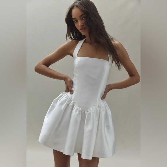 Mare Mare Dresses & Skirts - MARE MARE
Drop-waist Fit & Flare Mini Dress In White large